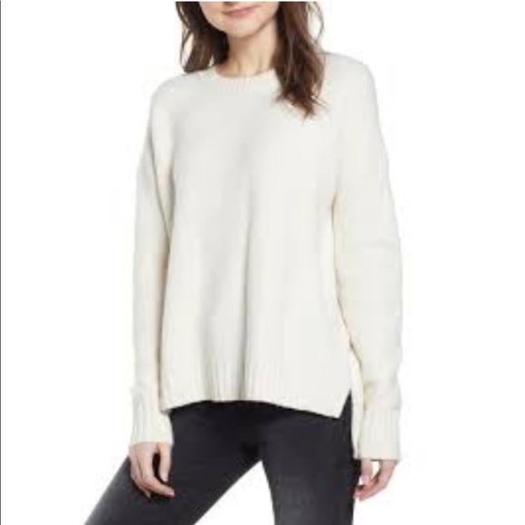 J. Crew oversized ivory sweater Sz XXL NWT - Picture 3 of 6